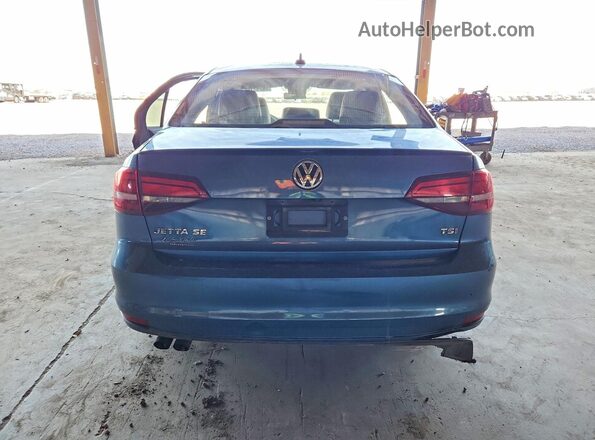 3VWDB7AJ0HM225309 2017 VOLKSWAGEN JETTA Синий Вид сзади