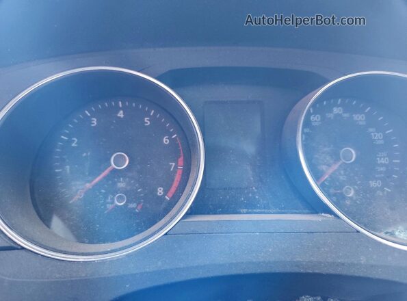 3VWDB7AJ0HM225309 2017 VOLKSWAGEN JETTA Синий Вид щитка приборов