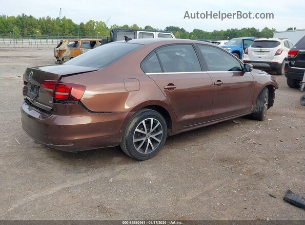 3VWDB7AJ0HM277250 2017 VOLKSWAGEN JETTA Brown Задня права чверть