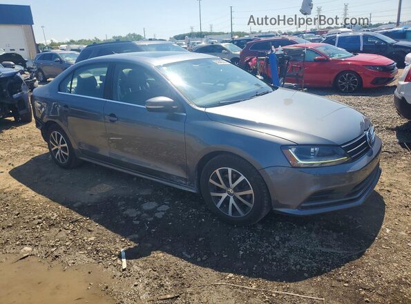 3VWDB7AJ0HM292587 2017 VOLKSWAGEN JETTA Серый Передняя правая четверть