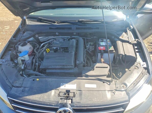 3VWDB7AJ0HM292587 2017 VOLKSWAGEN JETTA Серый Вид задней части салона