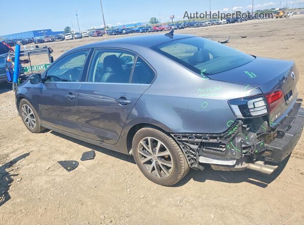 3VWDB7AJ0HM292587 2017 VOLKSWAGEN JETTA Серый Задняя левая четверть