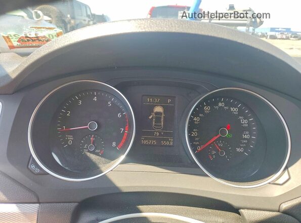 3VWDB7AJ0HM292587 2017 VOLKSWAGEN JETTA Серый Вид щитка приборов