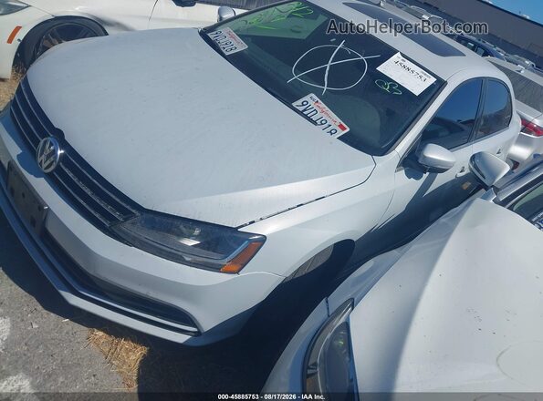 3VWDB7AJ0HM382242 2017 VOLKSWAGEN JETTA White წინა მარცხენა ხედი სამი მეოთხედიდან