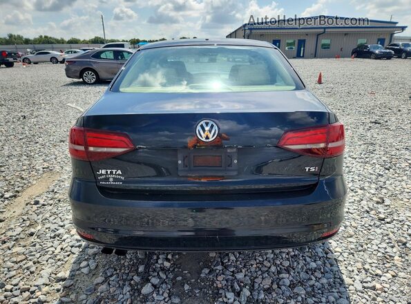 3VWDB7AJ0JM209665 2018 VOLKSWAGEN JETTA Black უკანა ხედი