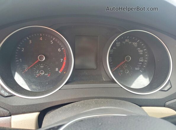 3VWDB7AJ0JM259319 2018 VOLKSWAGEN JETTA Blue Widok zestawu wskaźników