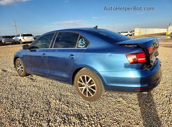 3VWDB7AJ1HM275409 2017 VOLKSWAGEN JETTA Синий Задняя левая четверть