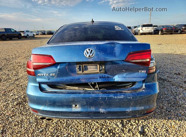 3VWDB7AJ1HM275409 2017 VOLKSWAGEN JETTA Синий Вид сзади
