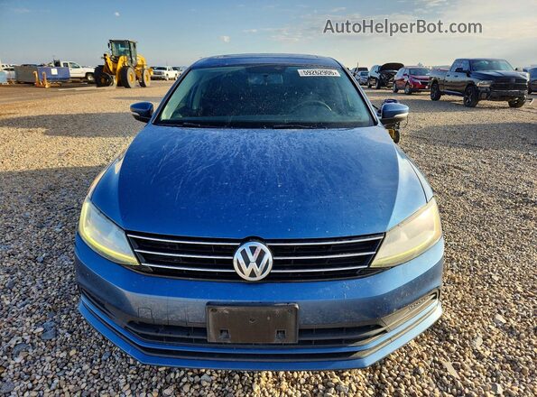 3VWDB7AJ1HM275409 2017 VOLKSWAGEN JETTA Синий Вид спереди