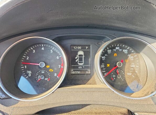 3VWDB7AJ1HM275409 2017 VOLKSWAGEN JETTA Синий Вид щитка приборов