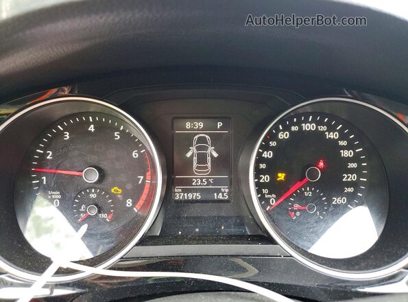 3VWDB7AJ1HM290301 2017 VOLKSWAGEN JETTA White Vista del cuadro de instrumentos