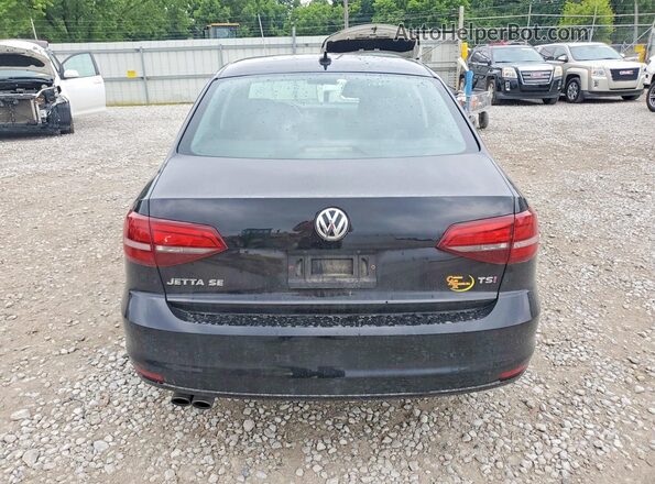 3VWDB7AJ1HM322549 2017 VOLKSWAGEN JETTA Черный Вид сзади