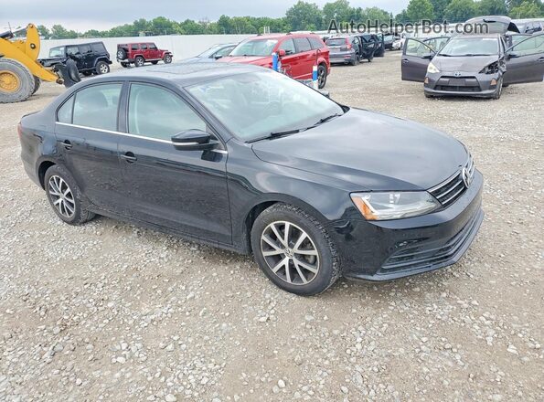 3VWDB7AJ1HM322549 2017 VOLKSWAGEN JETTA Черный Передняя правая четверть