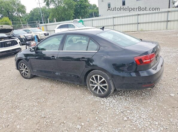 3VWDB7AJ1HM322549 2017 VOLKSWAGEN JETTA Черный Задняя левая четверть