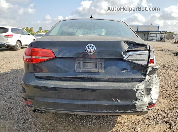 3VWDB7AJ1HM399552 2017 VOLKSWAGEN JETTA Black Widok z tyłu
