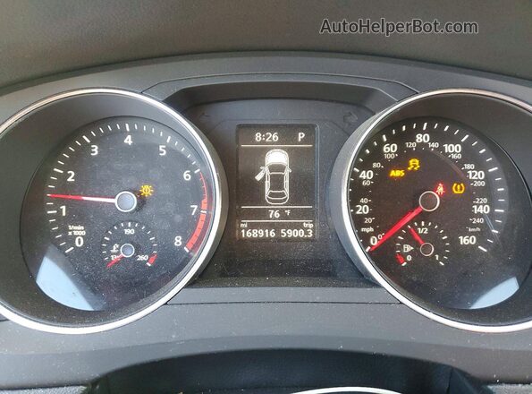 3VWDB7AJ3HM261818 2017 VOLKSWAGEN JETTA Синий Вид щитка приборов
