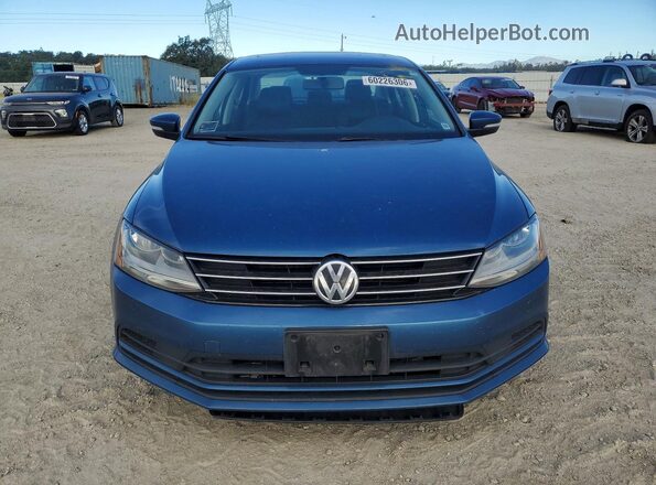 3VWDB7AJ3HM261818 2017 VOLKSWAGEN JETTA Синий Вид спереди