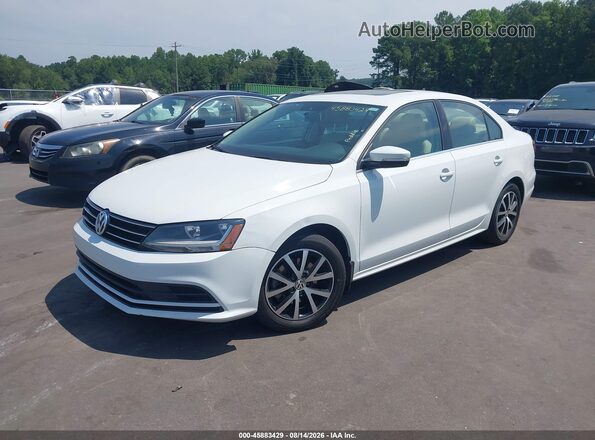3VWDB7AJ3HM281485 2017 VOLKSWAGEN JETTA White წინა მარცხენა ხედი სამი მეოთხედიდან