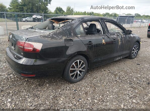 3VWDB7AJ3HM384311 2017 VOLKSWAGEN JETTA Black Tył prawy