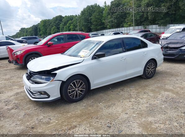 3VWDB7AJ3JM230607 2018 VOLKSWAGEN JETTA White Առջևի ձախ երեք քառորդ տեսարան