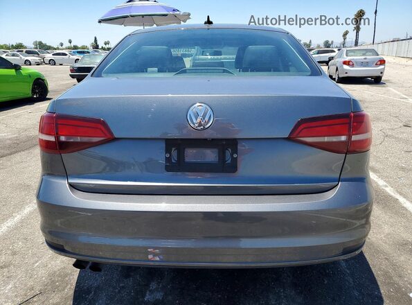 3VWDB7AJ4HM206603 2017 VOLKSWAGEN JETTA Gray Widok z tyłu