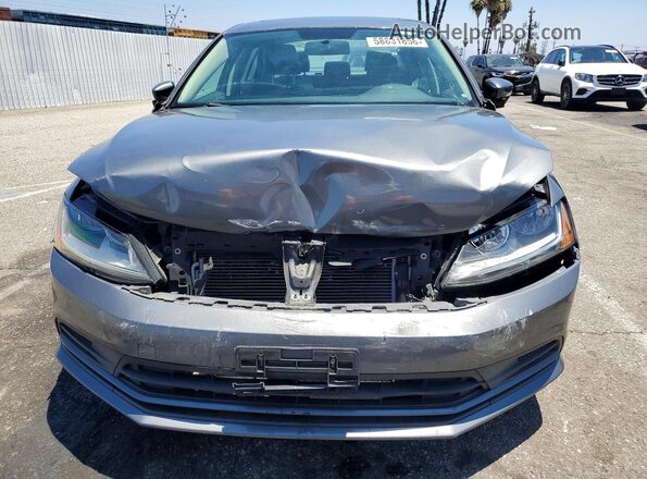 3VWDB7AJ4HM206603 2017 VOLKSWAGEN JETTA Gray Widok z przodu