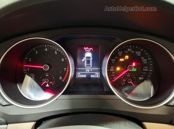 3VWDB7AJ4HM354315 2017 VOLKSWAGEN JETTA Black Вид щитка приладів