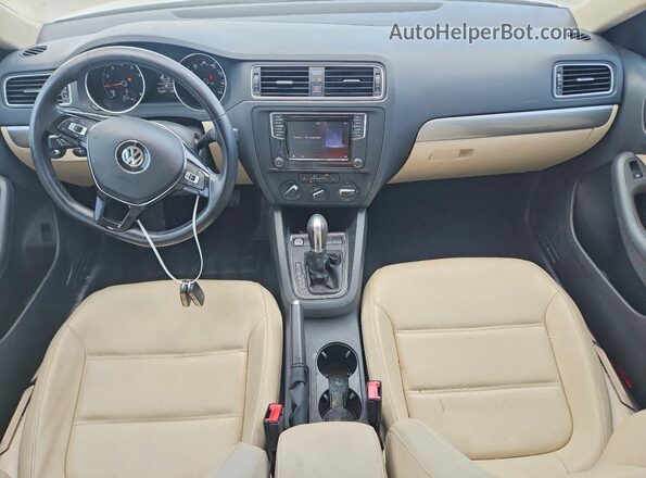 3VWDB7AJ4HM399285 2017 VOLKSWAGEN JETTA White წინა პანელის ხედი