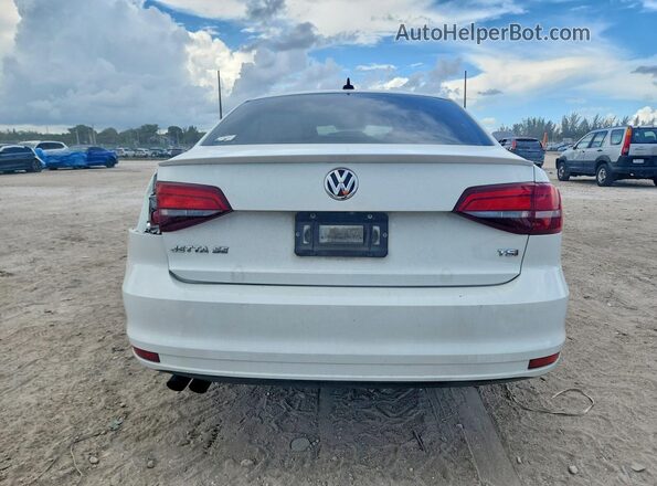 3VWDB7AJ4HM399285 2017 VOLKSWAGEN JETTA White უკანა ხედი