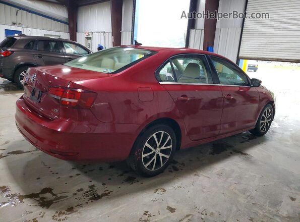 3VWDB7AJ4HM409426 2017 VOLKSWAGEN JETTA Red Tył prawy