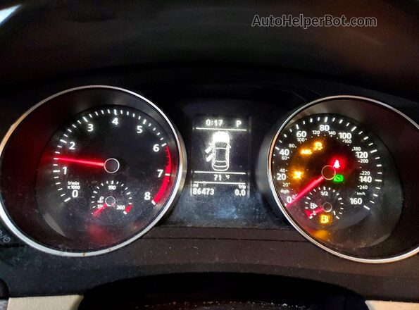 3VWDB7AJ4HM409426 2017 VOLKSWAGEN JETTA Red Widok zestawu wskaźników