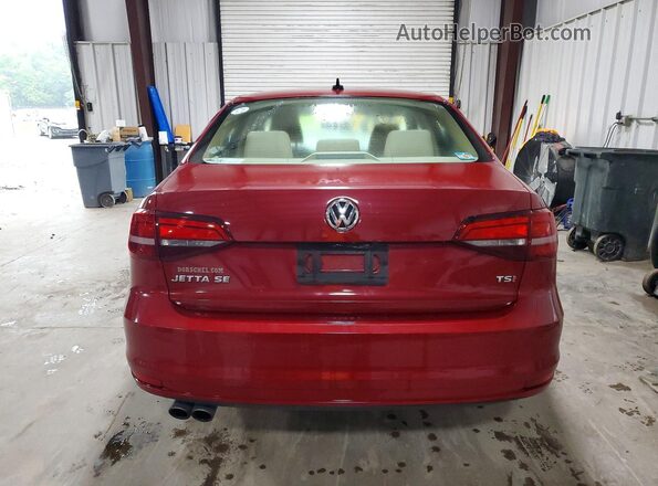 3VWDB7AJ4HM409426 2017 VOLKSWAGEN JETTA Red Widok z tyłu