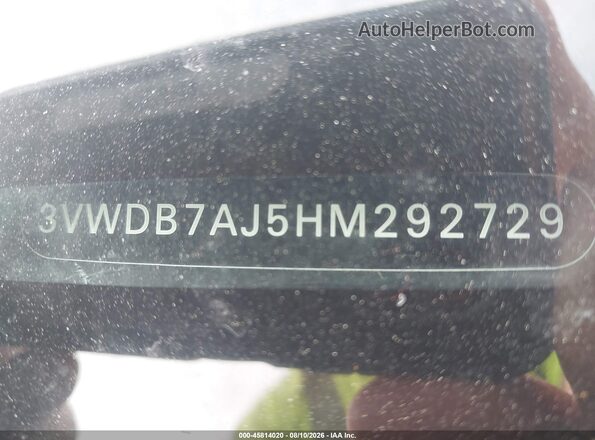 3VWDB7AJ5HM292729 2017 VOLKSWAGEN JETTA Серый 