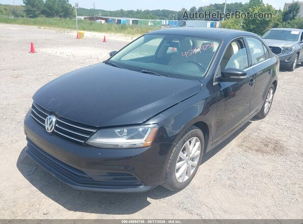 3VWDB7AJ5HM312459 2017 VOLKSWAGEN JETTA Black Przód lewy