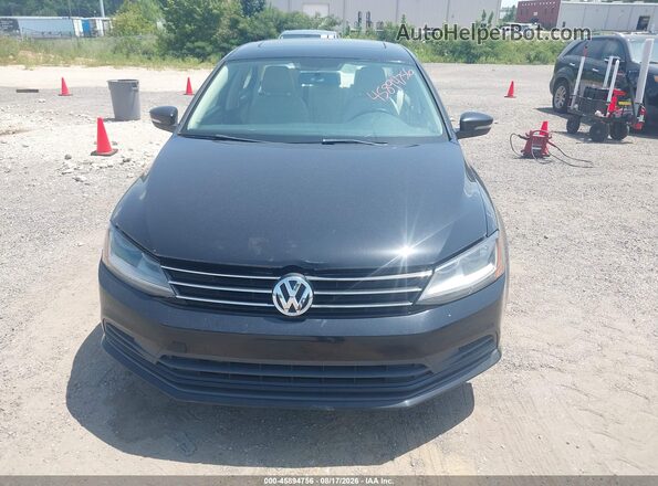 3VWDB7AJ5HM312459 2017 VOLKSWAGEN JETTA Black Widok zestawu wskaźników