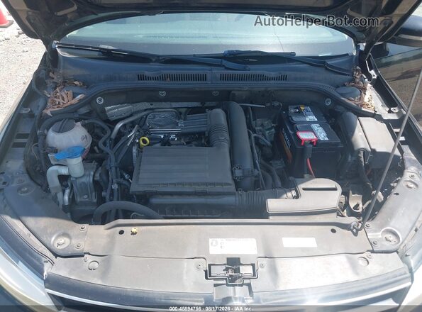 3VWDB7AJ5HM312459 2017 VOLKSWAGEN JETTA Black Widok z tyłu