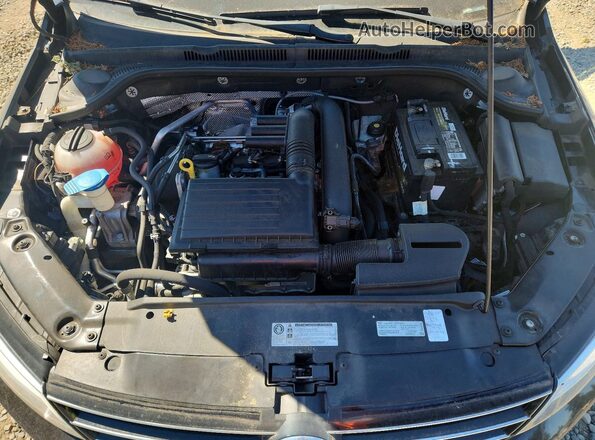 3VWDB7AJ5HM335613 2017 VOLKSWAGEN JETTA Black უკანა სალონის ხედი