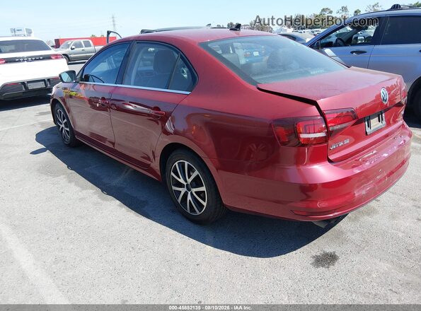 3VWDB7AJ5HM403084 2017 VOLKSWAGEN JETTA Burgundy Rear left