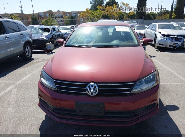 3VWDB7AJ5HM403084 2017 VOLKSWAGEN JETTA Burgundy Instrument cluster view