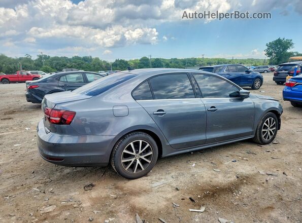 3VWDB7AJ6HM289547 2017 VOLKSWAGEN JETTA Серый Задняя правая четверть