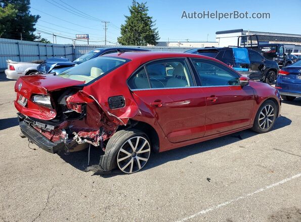 3VWDB7AJ6HM368832 2017 VOLKSWAGEN JETTA Red Rear right