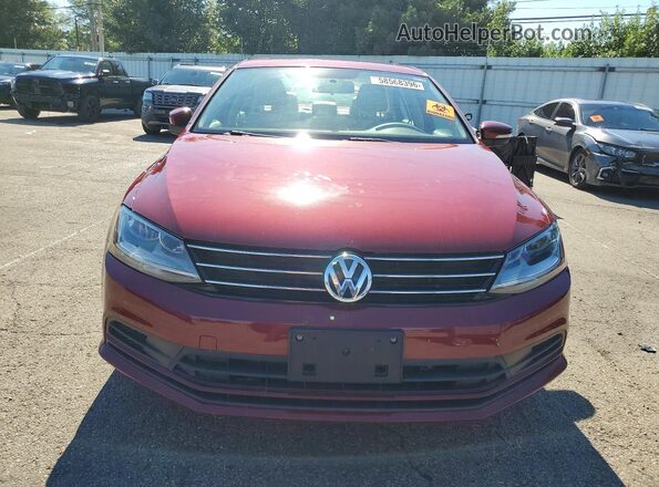 3VWDB7AJ6HM368832 2017 VOLKSWAGEN JETTA Red Front view