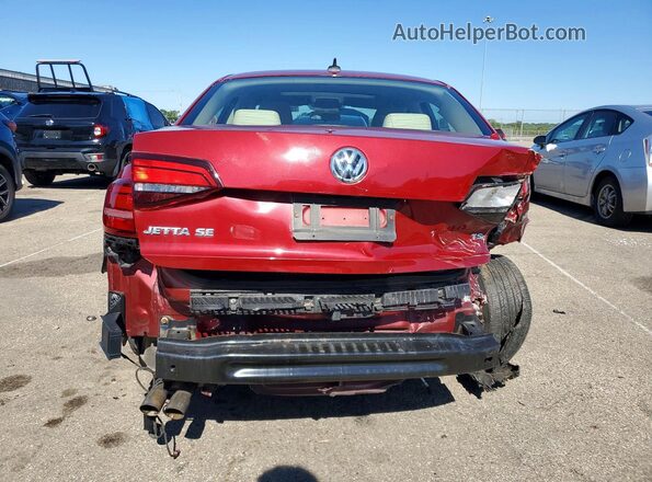 3VWDB7AJ6HM368832 2017 VOLKSWAGEN JETTA Red Rear view