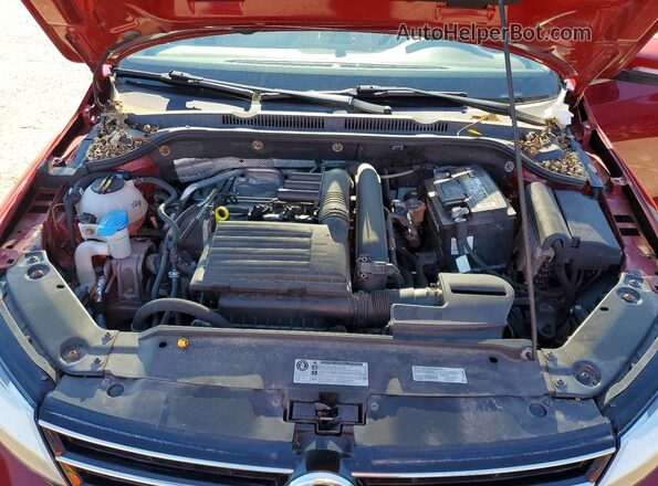 3VWDB7AJ6HM368832 2017 VOLKSWAGEN JETTA Red Rear interior view