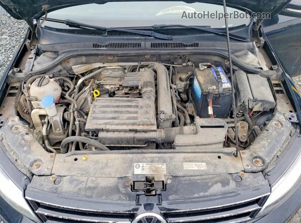 3VWDB7AJ7HM306775 2017 VOLKSWAGEN JETTA Black უკანა სალონის ხედი