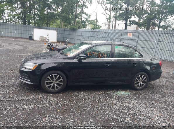 3VWDB7AJ7HM310941 2017 VOLKSWAGEN JETTA Black Widok wnętrza 360 stopni
