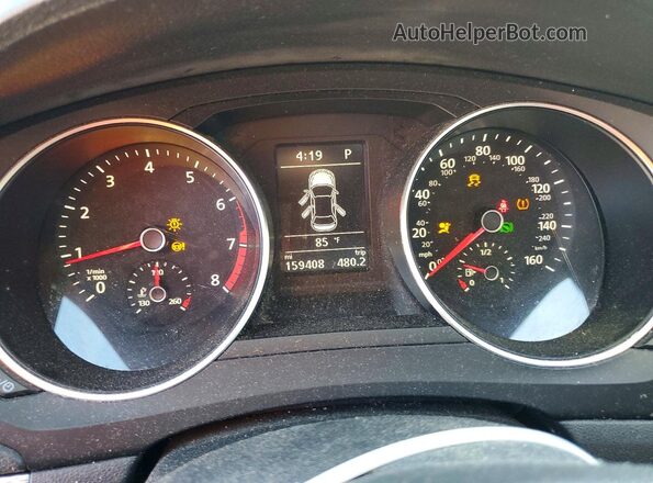 3VWDB7AJ8HM231164 2017 VOLKSWAGEN JETTA Black Vista del cuadro de instrumentos