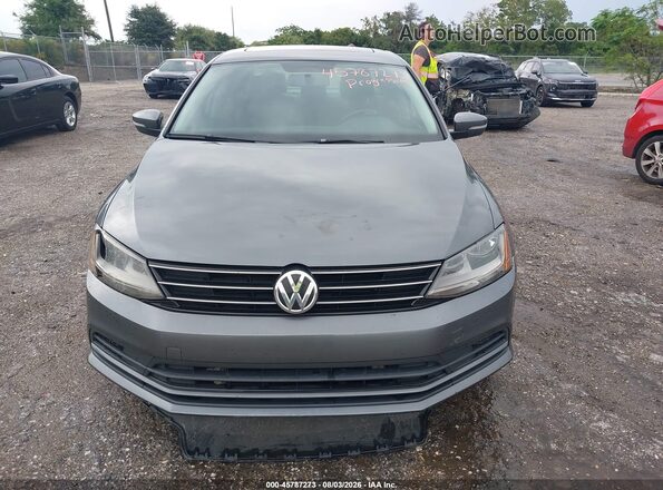 3VWDB7AJ8HM244948 2017 VOLKSWAGEN JETTA Gray Widok zestawu wskaźników