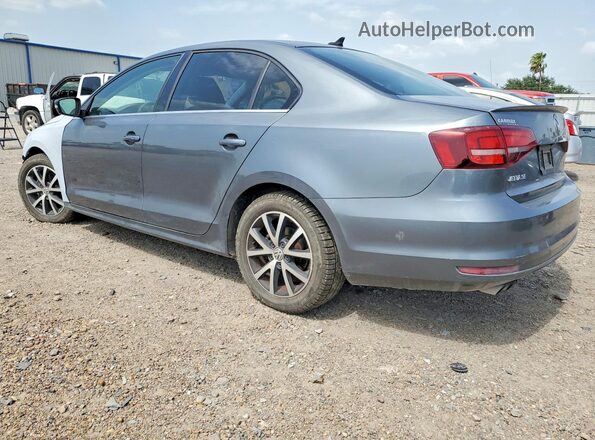 3VWDB7AJ8HM313816 2017 VOLKSWAGEN JETTA Gray Trasero izquierdo