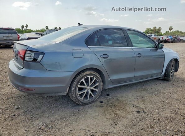 3VWDB7AJ8HM313816 2017 VOLKSWAGEN JETTA Gray Trasero derecho